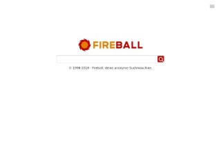 Screenshot sito: Fireball