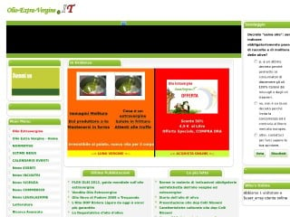 Screenshot sito: Olio ExtraVergine