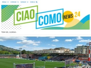 Screenshot sito: CiaoComo.it