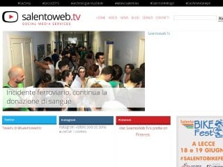Screenshot sito: Salentoweb.tv