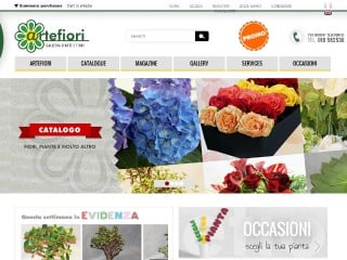 Screenshot sito: Artefiori.com