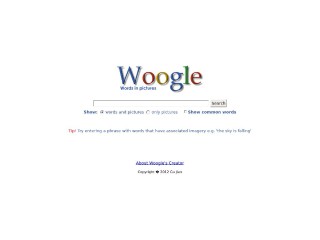 Screenshot sito: Woogle