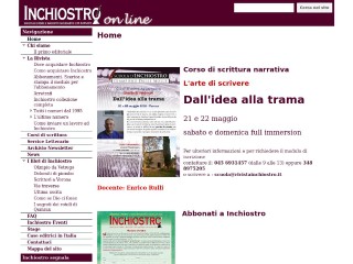 Screenshot sito: Inchiostro Online