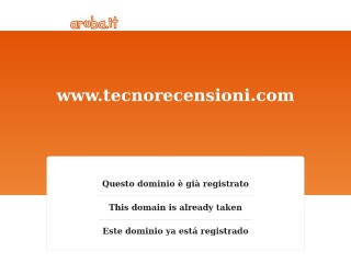 Screenshot sito: TecnoRecensioni