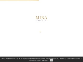 Screenshot sito: Mina