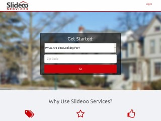 Screenshot sito: Slideoo