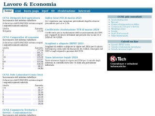 Screenshot sito: Lavoro-Economia.it