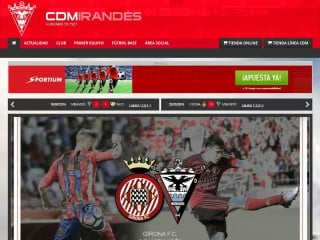 Screenshot sito: Mirandés