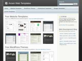 Screenshot sito: CSS Design Template