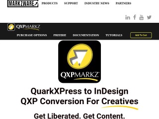 Screenshot sito: QXPMarkz