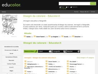 Screenshot sito: Educolor.it