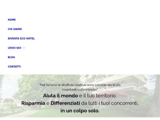 Screenshot sito: Ecoworldhotel