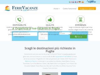 Screenshot sito: Ferie Vacanze