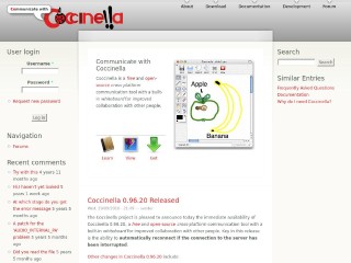 Screenshot sito: Coccinella