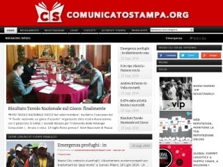 Screenshot sito: ComunicatoStampa.org