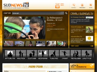Screenshot sito: Sudnews.it