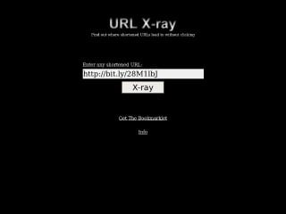 Screenshot sito: Urlxray.com
