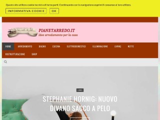 Screenshot sito: Pianeta Arredo