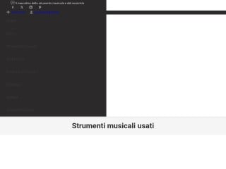 Screenshot sito: MusicUsata