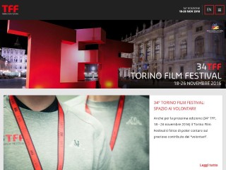 Screenshot sito: Torino Film Fest
