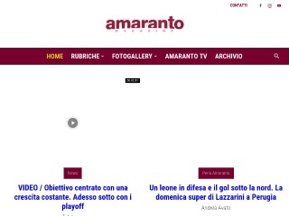 Screenshot sito: AmarantoMagazine