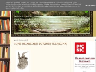 Screenshot sito: Arcano Mistero