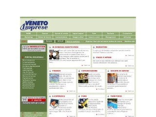 Screenshot sito: Veneto Imprese