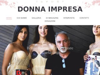 Screenshot sito: Donna Impresa Magazine