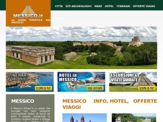 Screenshot sito: Messico.it