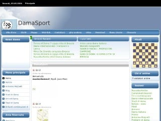 Screenshot sito: Damasport.it