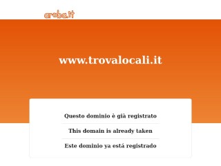 Screenshot sito: Trovalocali.it