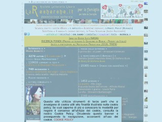 Screenshot sito: La Recherche
