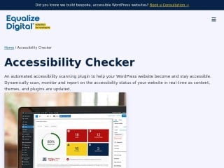 Screenshot sito: Accessibility Checker