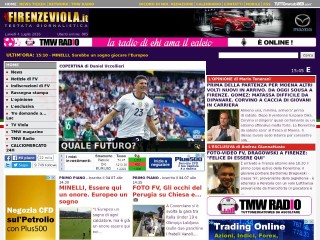Screenshot sito: Firenzeviola.it