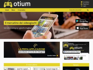Screenshot sito: Otium