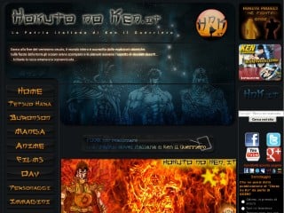 Screenshot sito: Hokuto no ken