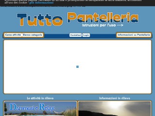 Screenshot sito: Tuttopantelleria.it