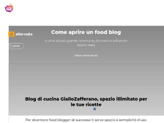 Screenshot sito: Gialloblog