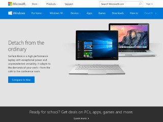 Screenshot sito: Windows 7