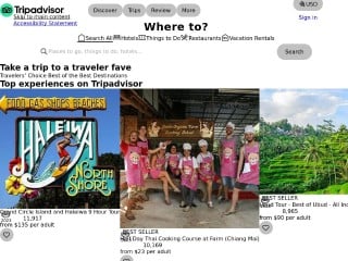 Screenshot sito: TripAdvisor