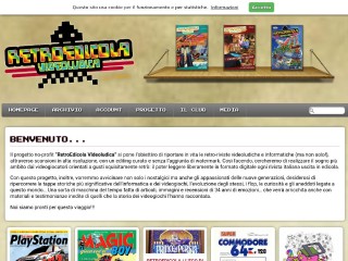 Screenshot sito: RetroEdicola.it