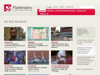 Screenshot sito: Florence.tv