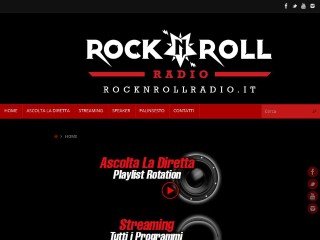 Screenshot sito: RocknRollRadio.it