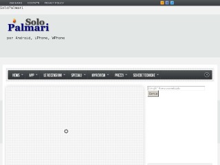Screenshot sito: Solopalmari.com