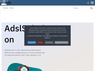 Screenshot sito: AdslSolution