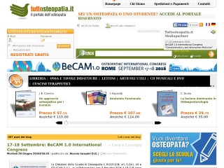 Screenshot sito: Tuttosteopatia.it