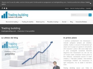 Screenshot sito: Trading building
