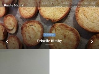 Screenshot sito: Ricette Bimby