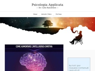 Screenshot sito: Psicologia Applicata