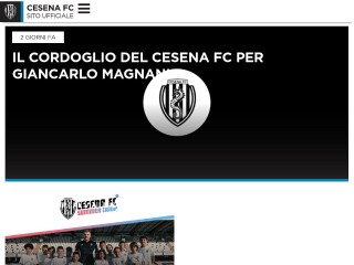 Screenshot sito: Cesena